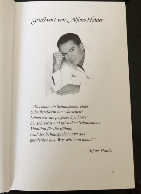 Vorwort Alfons Haider